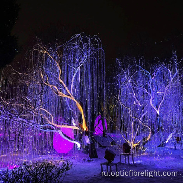 Волоконно-оптическое светодиодное дерево аватара искры